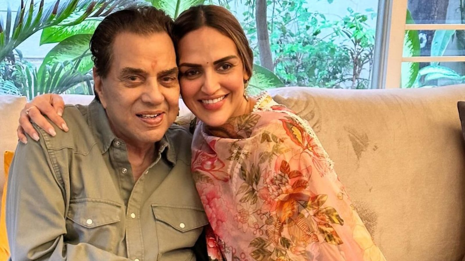 Esha Deol and Dharmendra