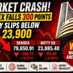 Stock Market Crash Alert: Sensex Loses 300 Points, Nifty Slips Below 23,900