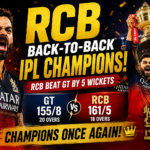 RCB Clinch Back-to-Back IPL Glory After Beating GT in High-Pressure Final